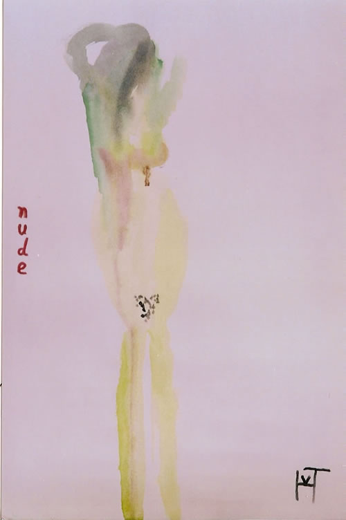 Picture of the painting: 'Nude - A naked woman!'