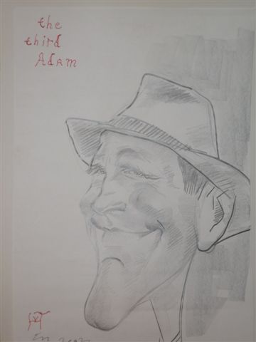 Picture of the painting: 'the Third Adam - Caricature of J.T.'